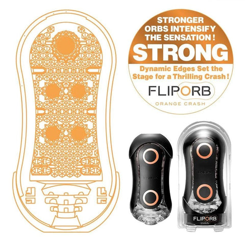 Tenga Flip Orb Strong Masturbator with Firm Orbs and Pressure Control - Masturbators and Strokers