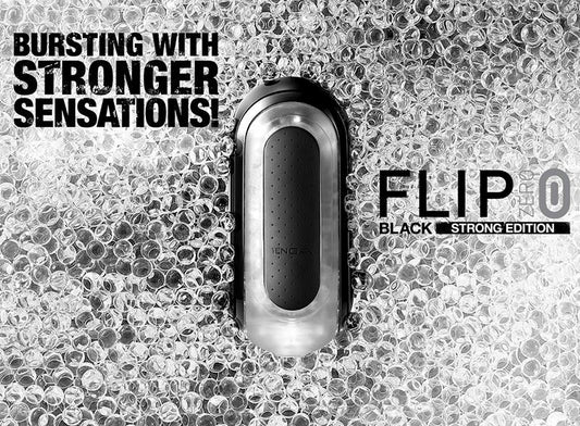 Tenga Flip Zero Black Extra Strong - - Masturbators and Strokers