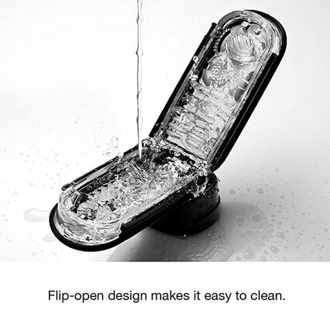 Tenga Flip Zero Black Extra Strong Masturbator with Vacuum Suction - Masturbators and Strokers