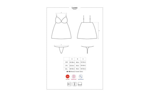 Obsessive Sexy Exposed Back Luvae Babydoll - BabyDolls And Chemises