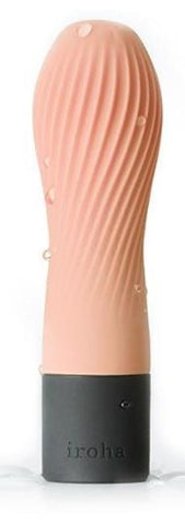 Tenga iroha zen Hanacha Waterproof Clitoral Vibrator with Pleated Grip - Masturbators and Strokers