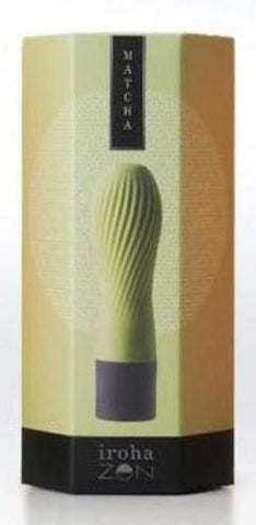 Tenga iroha zen Matcha Portable Clitoral Vibrator with Pleated Design - Masturbators and Strokers