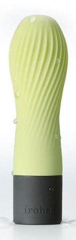 Tenga iroha zen Matcha Portable Clitoral Vibrator with Pleated Design - Masturbators and Strokers