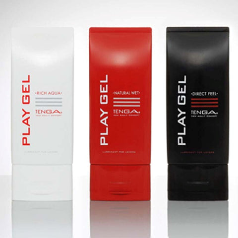 Tenga Play Gel Water Based Lubricant with Three Unique Formulas - Water Based Lubes