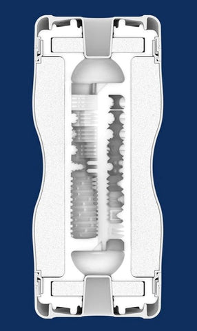 Tenga Premium Dual Cup Male Masturbator with Tough and Tender Sensations - Masturbators and Strokers
