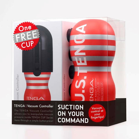 Tenga Vacuum Controller Starter Pack with Customizable Suction Control - Masturbators and Strokers
