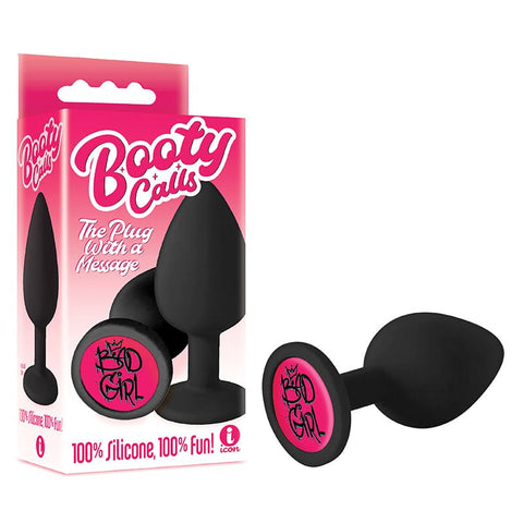 Indulge in Cheeky Comfort Booty Calls Bad Girl Silicone Butt Plug - Butt Plugs