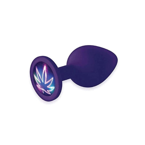 Icon Brands The 9s Booty Talk Neon Leaf Adventure Silicone Butt Plug - Butt Plugs