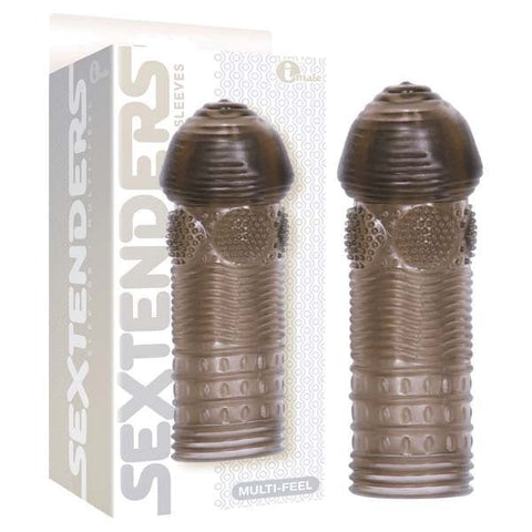 Icon Brands The 9s Sextenders Multi Feel Cock Ring Extension Sleeve - Pumps, Extenders and Sleeves