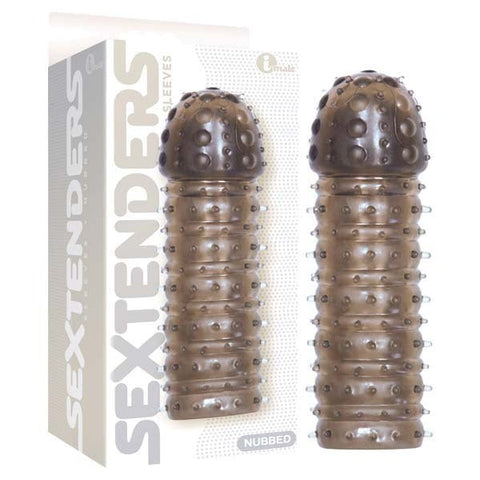 The 9s Nubbed Sextenders Penis Extension Sleeve for Enhanced Penetration - Pumps, Extenders and Sleeves