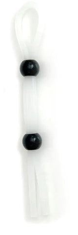 C1R Releasing The Brawn Double Silicone Cock Leash with Adjustable Control - Stretchy Cock Rings