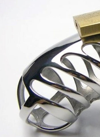 BDStyle The Cartilage Chastity Device with Dual Ring Spiked Security - Male Chastity