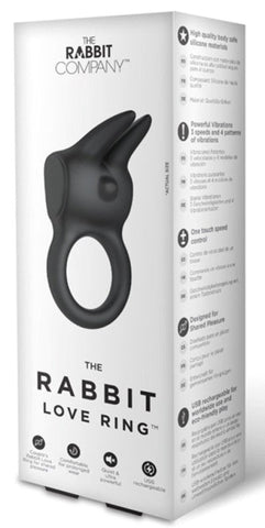 Xgen Products The Rabbit Love Ring Vibrating Cock Ring USB Rechargeable - Cock Rings