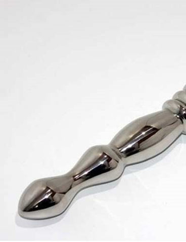 Hells Couture The Ripple T Bar Extreme Steel Dildo Premium Surgical Steel - Anal Dildos