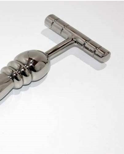 The Ripple T-Bar Extreme Steel Dildo Shop For Your Cock - - Anal Dildos