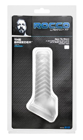 Perfect Fit The Rocco Big Breeder Penis Sheath with Dual Texture - Pumps, Extenders and Sleeves