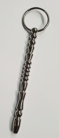 Hells Couture The Royal Penis Wand Urethral Sound with Removable Ring - Penis Plugs
