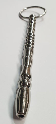 Hells Couture The Royal Penis Wand Urethral Sound with Removable Ring - Penis Plugs