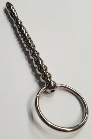 Hells Couture The Royal Penis Wand Urethral Sound with Removable Ring - Penis Plugs