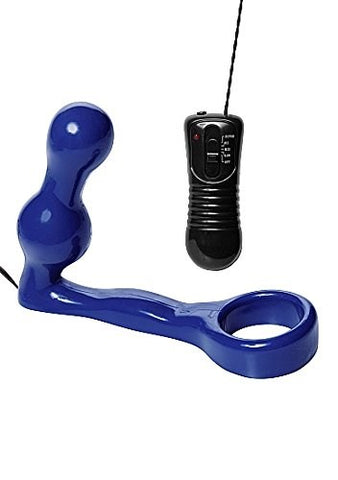 The Spire Quattro Vibrating Cock Ring with Anal Plug 4 Speed Remote - Cock Rings