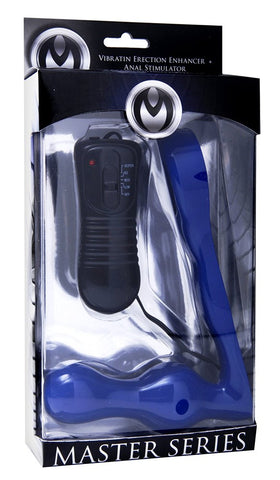 The Spire Quattro Vibrating Cock Ring with Anal Plug 4 Speed Remote - Cock Rings