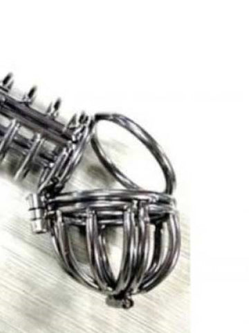 Hells Couture The Ultimate Full Male Chastity Device Steel Cage - Male Chastity
