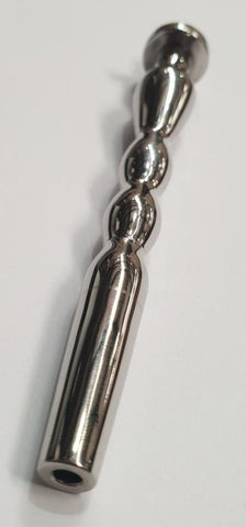 Hells Couture The Undy Waved Hollow Penis Plug with Hollow Core - Penis Plugs