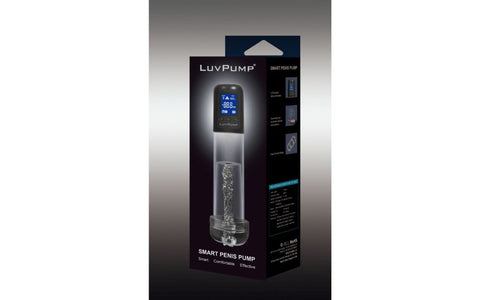 Shots Toys Smart Rechargeable LCD Penis Pump With Sleeve