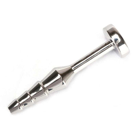 BDStyle Thorpedo Urethra Plug Graduated Three Tiered Steel Design - Penis Plugs