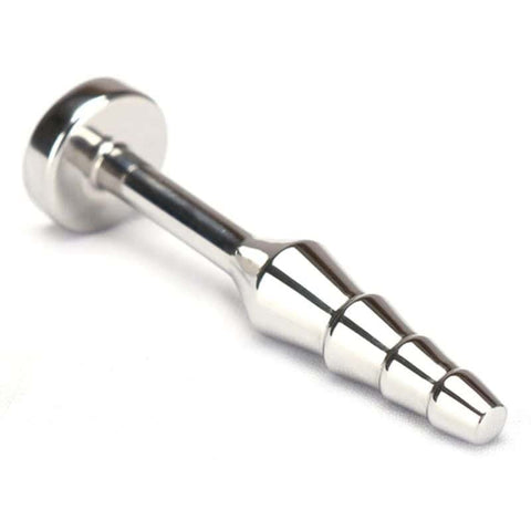 BDStyle Thorpedo Urethra Plug Graduated Three Tiered Steel Design - Penis Plugs