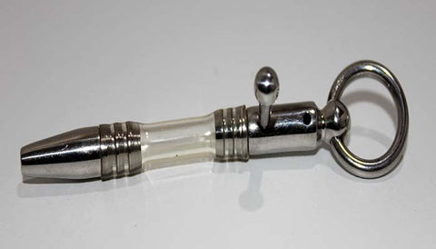 Hells Couture Thru Hole Bendable Penis Plug with Flexible Core - Penis Plugs