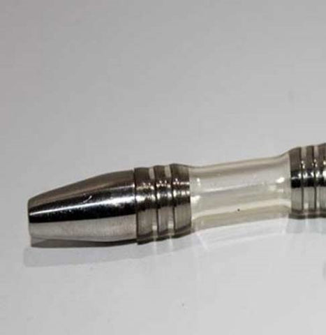 Hells Couture Thru Hole Bendable Penis Plug with Flexible Core - Penis Plugs