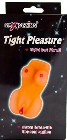 Maxpassion Tight Pleasure Masturbator with Ribbed Interior Texture - Masturbators and Strokers