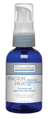 TitanMen Packin Heat Prostate Stimulation Gel - Anal Lubes
