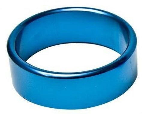 TitanMen Tools Xtra Thick Metal Cock Ring 50mm Blue Enhances Erection - Steel Cock Rings