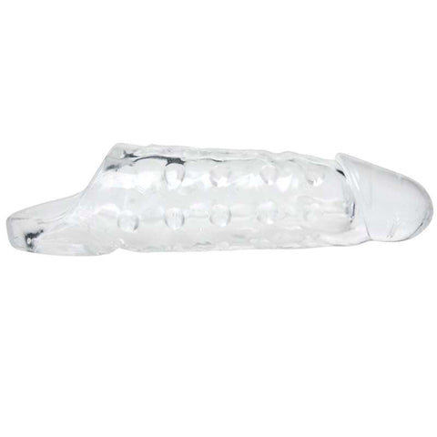 Tom of Finland Clear Realistic Cock Enhancer Sheath with 2 Inch Extension - Pumps, Extenders and Sleeves