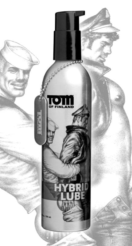 Tom of Finland Hybrid Water Based Lubricant 8oz - Default Title - Water Based Lubes