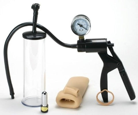 Adam & Eve Total Erection System Penis Pump with CyberSkin Sleeve - Pumps, Extenders and Sleeves