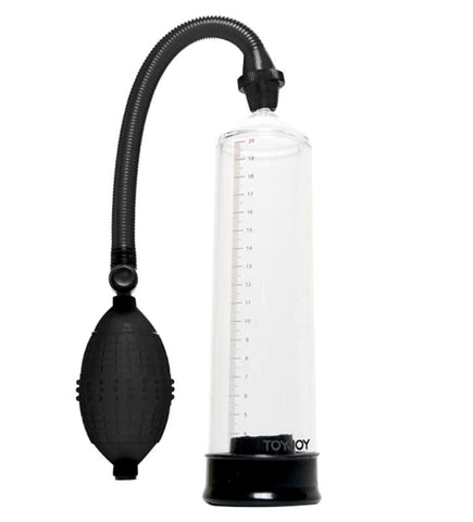 Toy Joy Power Pump Penis Enhancement with Measurement Ruler - Pumps, Extenders and Sleeves