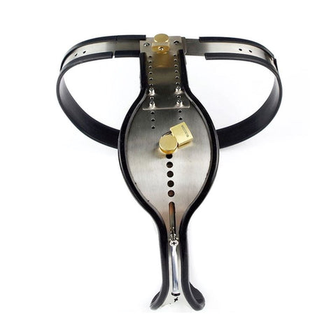 BDStyle Trap Lock Steel Male Chastity Device Secure Steel Construction - Male Chastity