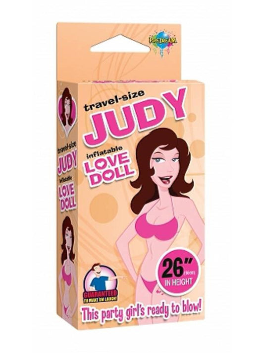 Travel-Size Judy Inflatable Love Doll Male Sex Rings - - Love Dolls
