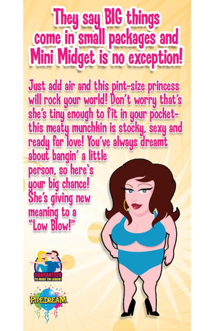 Pipedream Mini Midget Travel Size Inflatable Love Doll Compact Design - Love Dolls