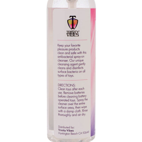 XR Brands Trinity Powerful Antibacterial Sex Toy Cleanser 128ml Formula - Adult Toy Cleaner