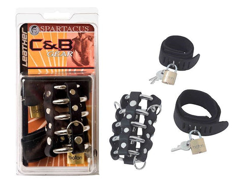 Spartacus Enterprises Triple Cock Chastity Combo Set with Multi Ring Design - Male Chastity