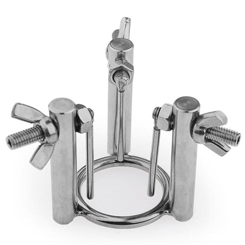 BDStyle Stainless Steel Urethral Exploration Triple Trouble Stretcher - Penis Plugs