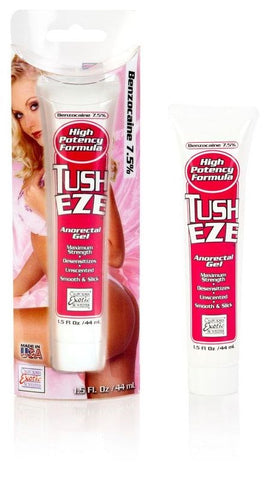 California Exotics Tush Eze Anal Sex Gel 44ml Desensitizing Formula - Delay and Excite Sprays