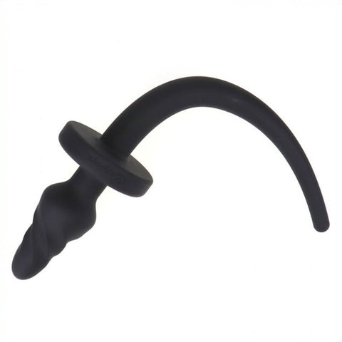 BDStyle Twirly Dog Tail Plug Large Premium Silicone Pet Play Accessory - Prostate Toys