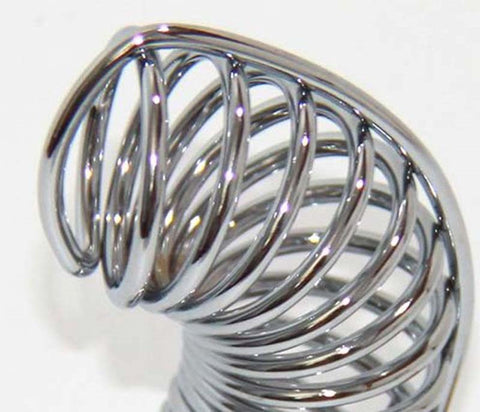 BDStyle Twisted Male Chastity Device Breathable Steel Cage - Male Chastity