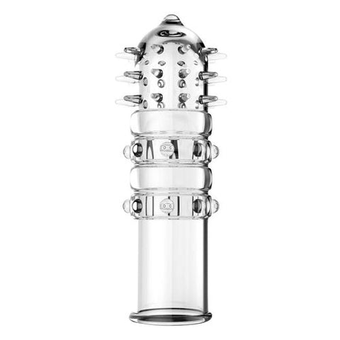BDStyle Tyrannosaurus Rex Nunchaku Series Cock Sleeve with Textured Spikes - Pumps, Extenders and Sleeves