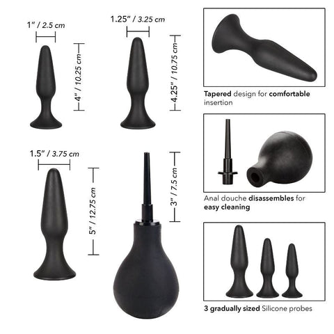 California Exotics Ultimate Anal Play Set Toy Kit - Butt Plugs